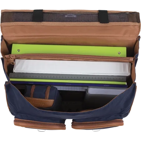 Cartable Camille bleu 41cm